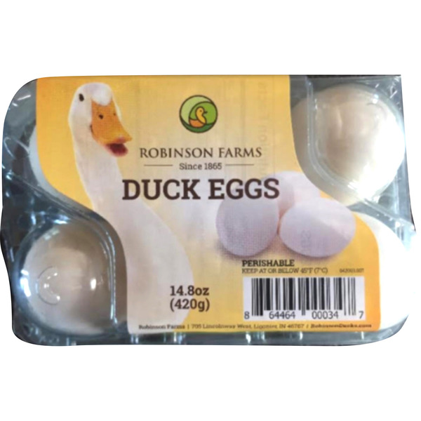 Robinson’s Farms Duck Eggs, Cage Free