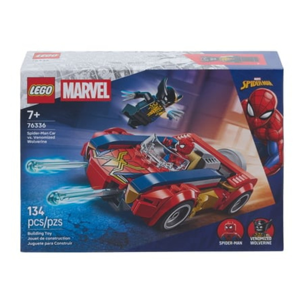 LEGO Marvel Spider-Man vs. Venomized Wolverine 134-Piece Building Toy