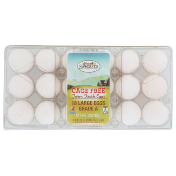 Sprouts Farmers Market Sprouts Large Grade A Cage Free Eggs SameDay
