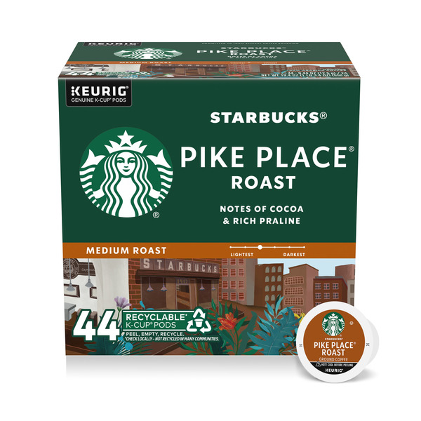 Starbucks Pike Place Medium Roast K-Cup Coffee