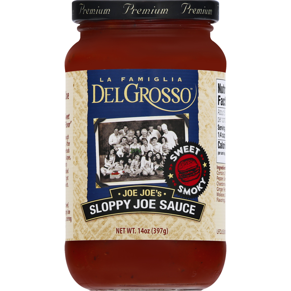 DelGrosso Joe Joe's Sloppy Joe Sauce Sweet Smoky (14 oz) Instacart