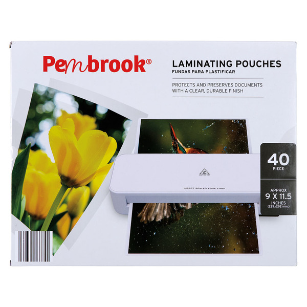 Pembrook Letter Size Laminating Pouches Same-Day Delivery or