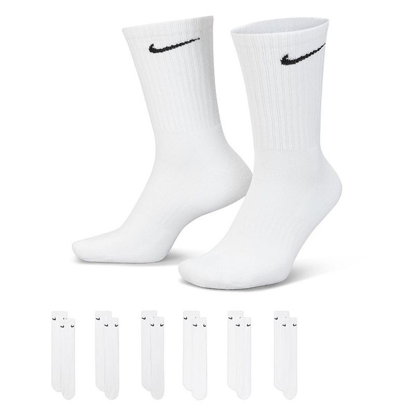 Nike 6-Pack Everyday Cushioned Training Crew Socks