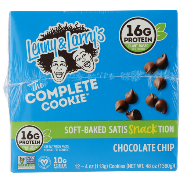 Lenny & Larry's Complete Chocolate Chip Cookie 12 Pack Case