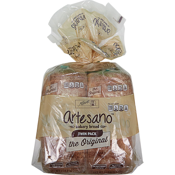 Costco Alfaro's Artesano 2 count, White Sliced Bread White Bread Same