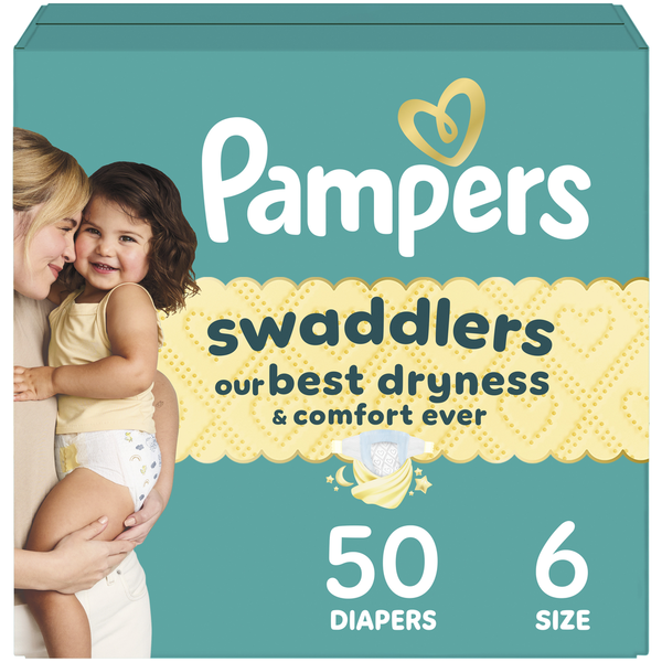 Pampers Swaddlers Diapers, Size S6