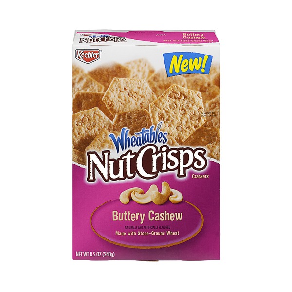 Keebler Wheatables Nut Crisps Buttery Cashew Crackers (8.5 oz) Instacart