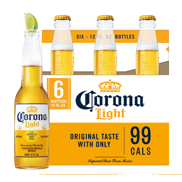Corona Light Mexican Lager Import Lower Calorie* Light Beer