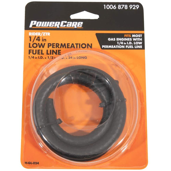 Powercare Universal Low Permeation Fuel Line For Most Walk-behind Mowers, Lawn Tractors And Zero-turn Mowers