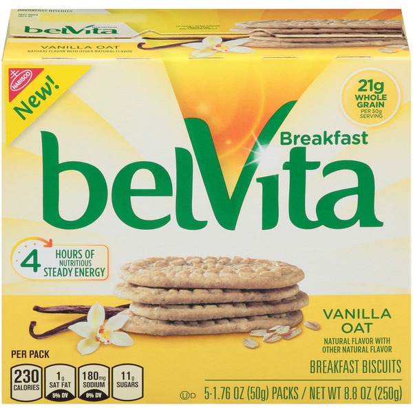 belvita breakfast biscuits nutrition