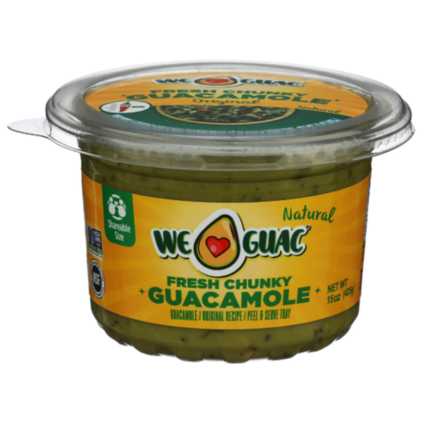 We Guac Original Fresh Chunky Guacamole Tub
