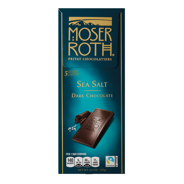 Moser Roth Dark Chocolate Sea Salt Bar