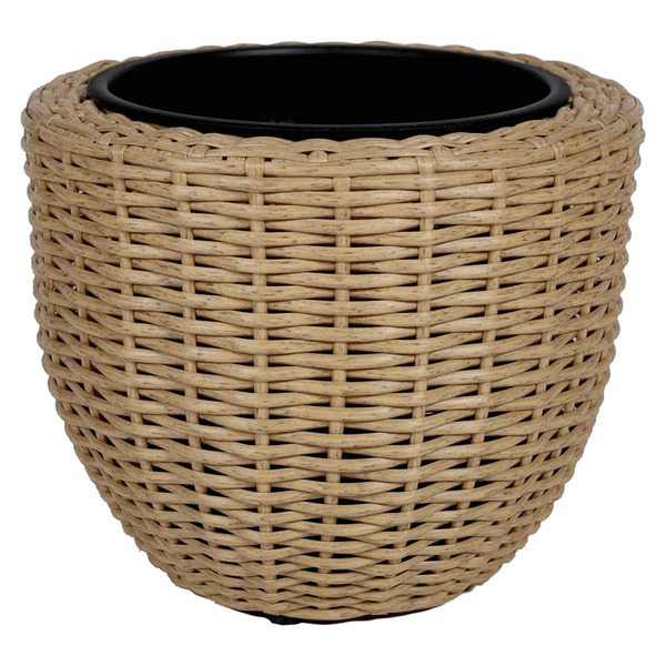 Belavi Brown Rattan Planter Same-Day Delivery or Pickup | ALDI