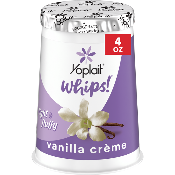 Yoplait Whips Vanilla Flavored Yogurt Mousse Cup Same-Day Delivery