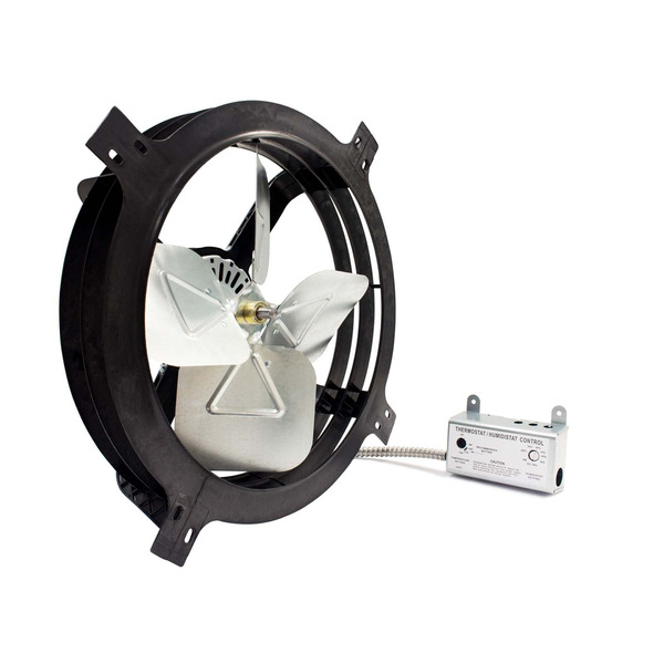 Air Vent 18-in dia Electric Gable Vent Fan
