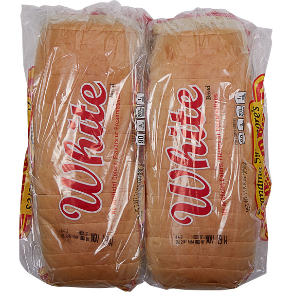 Sycamore White Bread, 2 x 24 oz