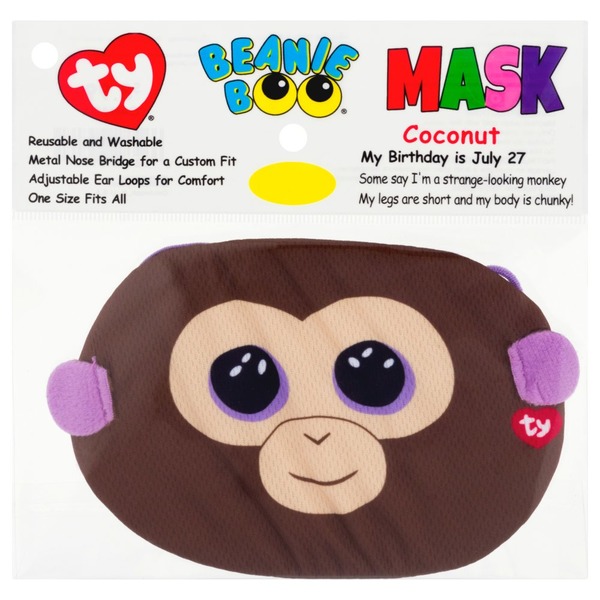Ty Beanie Boo Face Mask, Coconut (1 each) Instacart