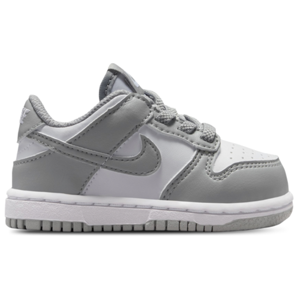 Nike Kids' Toddler Dunk Low Casual Shoes, Size 9.0 - Light Smoke Grey/White