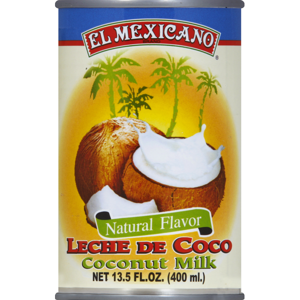 El Mexicano Coconut Milk, Natural Flavor