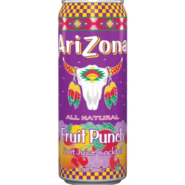 AriZona Fruit Juice Cocktail, Fruit Punch, All Natural Same-Day