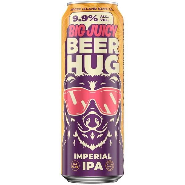 Goose Island Big Juicy Beer Hug Imperial IPA Craft Beer 19.2 Fl Oz
