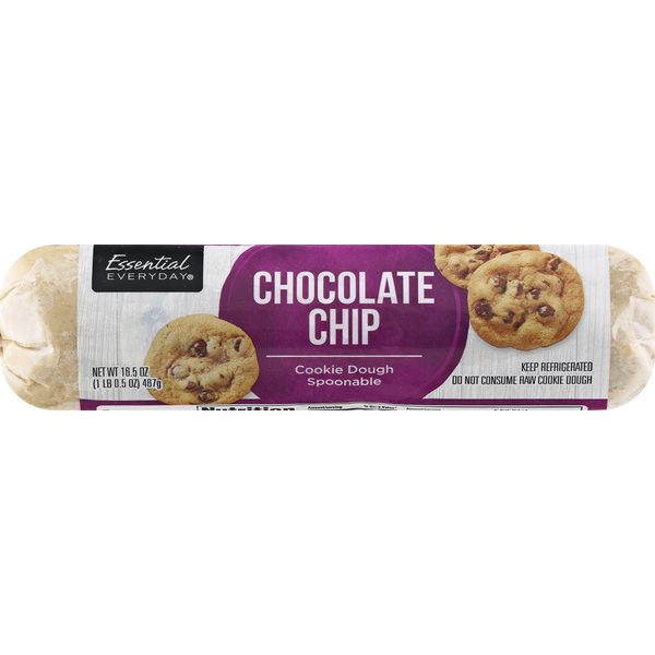 Essential Everyday Cookie Dough, Chocolate Chip, Spoonable Same