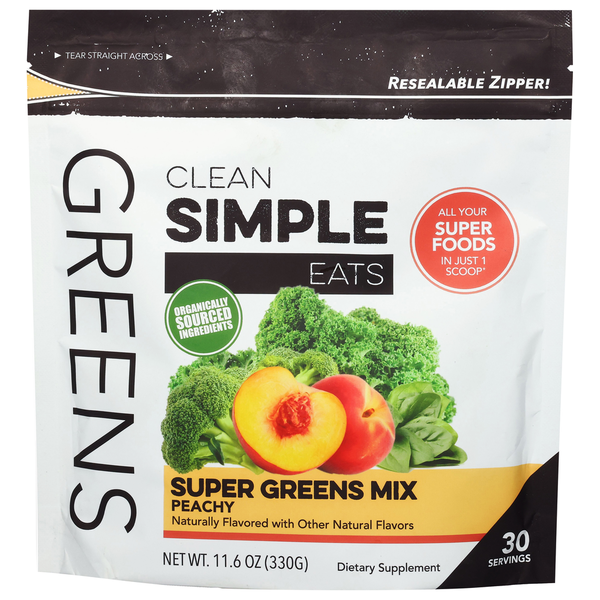 Clean Simple Eats Super Greens Mix, Peachy Same-Day Delivery or