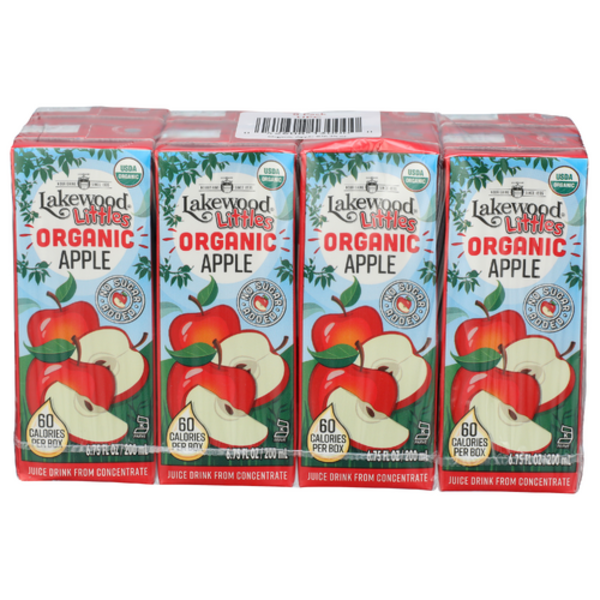 Lakewood Organic Apple Juice Boxes 8 Pack Same-Day Delivery or