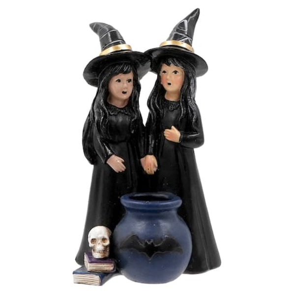 Ashland Mini Two Witches & Cauldron Figurine