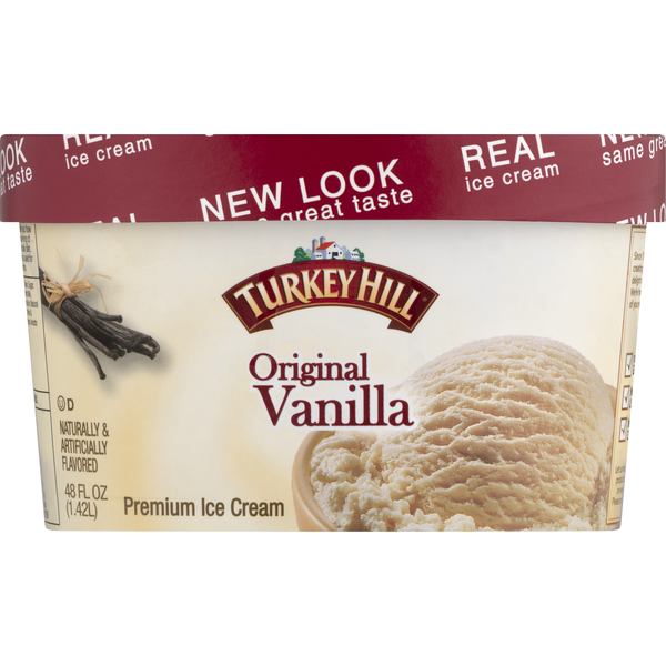 Turkey Hill Premium Ice Cream, Original Vanilla (48 oz) Instacart
