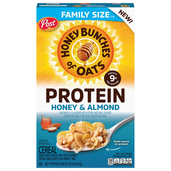 Wegmans Post Protein Honey & Almond Cereal Family Size Same-Day ...