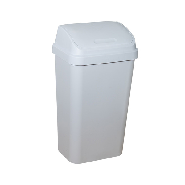 Brightroom Swing Top Waste Basket - White