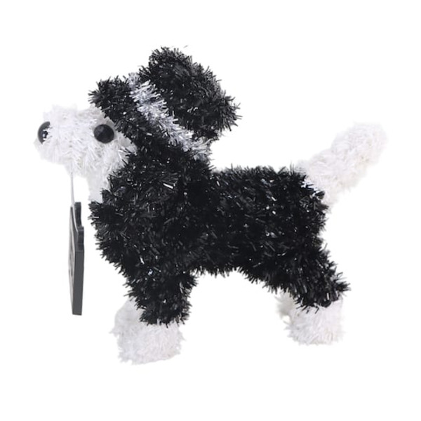 Ashland Tinsel Dog With Boo Sign