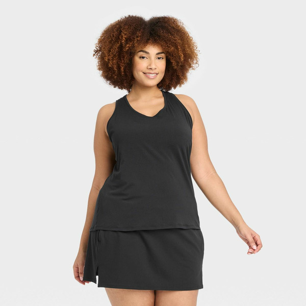 Target All In Motion Women's Essential Racerback Tank Top, Size 1X - Black  Same-Day Delivery | Instacart