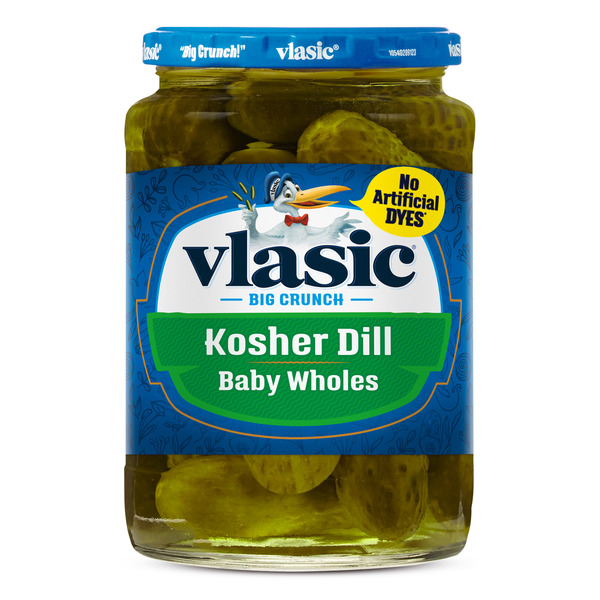 Vlasic Kosher Dill Baby Whole Pickles, Keto Friendly