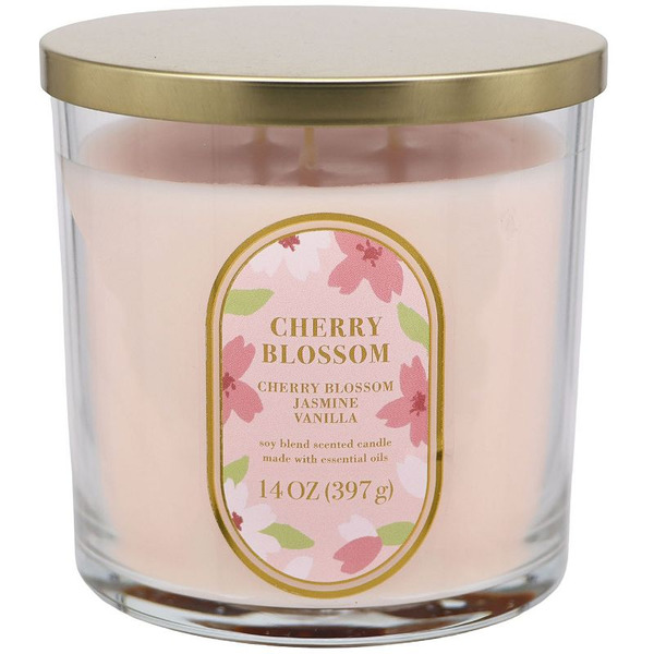 Sonoma Goods For Life Cherry Blossom Candle Jar