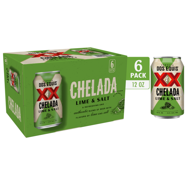 南関米　20㎏　lemon Dos Equis Chelada Lime & Salt Mexican Lager Beer, 6 Pack, 12 fl oz