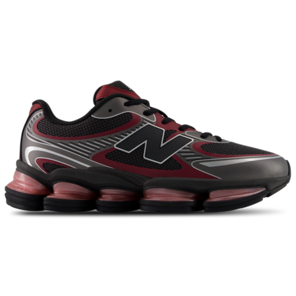 New Balance Men's 2000 Running Shoes, Size 10.5 - Black Cement/Podium Red
