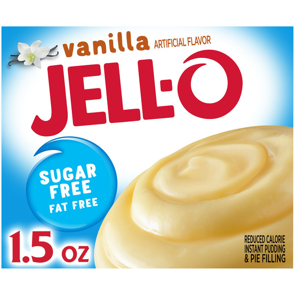 Jell-O Vanilla Sugar Free & Fat Free Instant Pudding & Pie Filling Mix