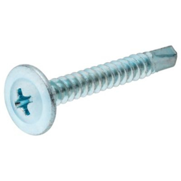 Hillman #8 x 1-1/4 in. Project Center Truss Washer Head Self-Drilling Lath Screws, 75-Pack
