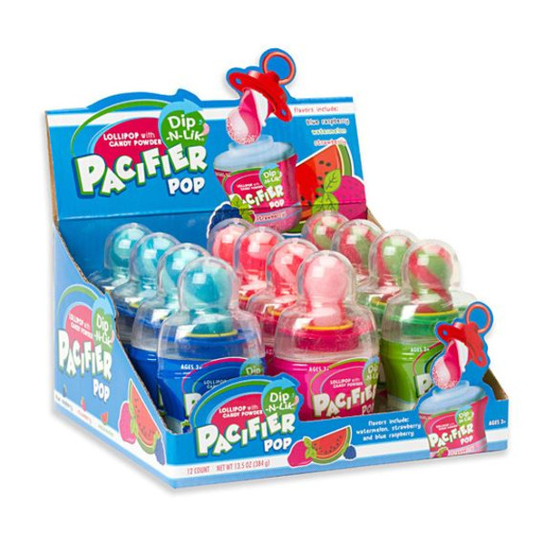 Koko's - Dip -N-Lick Pacifier Pop Candy - 1.13 oz/12ct