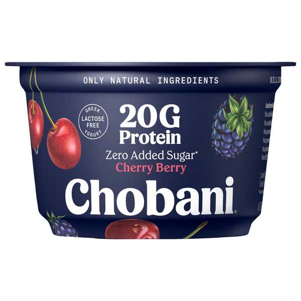 Chobani Lowfat Cherry Berry Greek Yogurt Same-Day Delivery