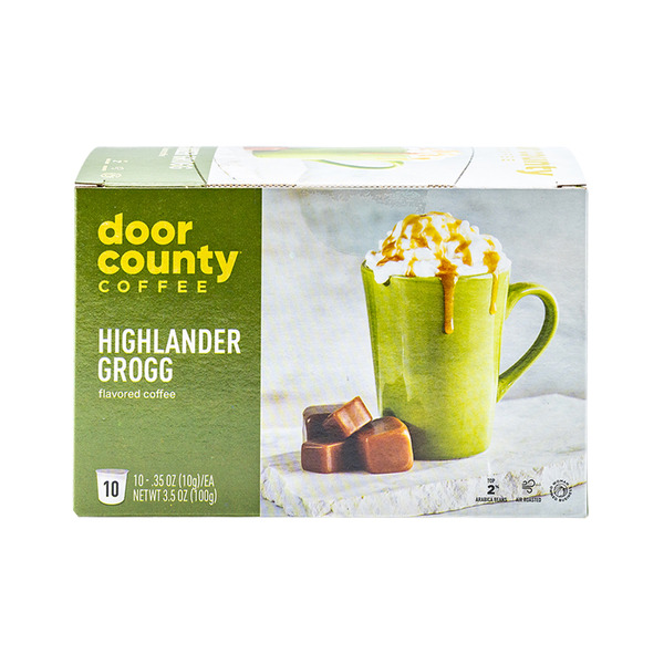 Door County Coffee‎ Highlander Grogg Coffee Single Serve Cups Same