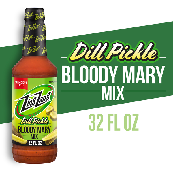 Zing Zang Dill Pickle Bloody Mary Mix, Non-Alcoholic Cocktail