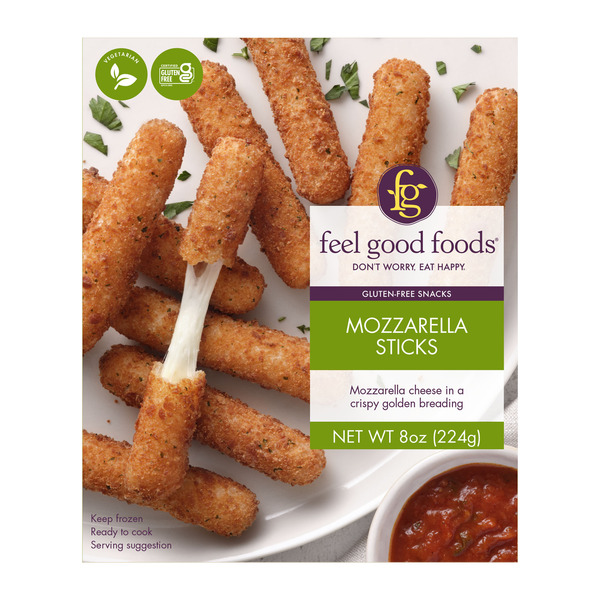 Feel Good Foods Gluten-Free, Breaded Mozzarella Sticks