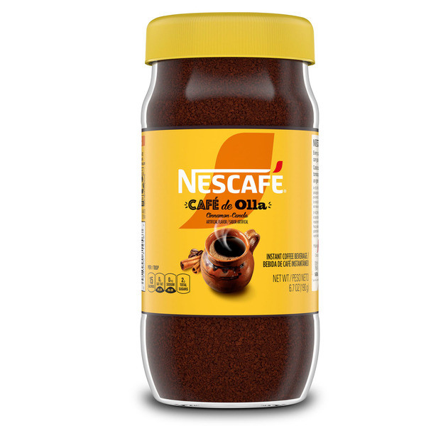 NESCAFE Café de Olla Cinnamon Flavored Instant Coffee Same-Day