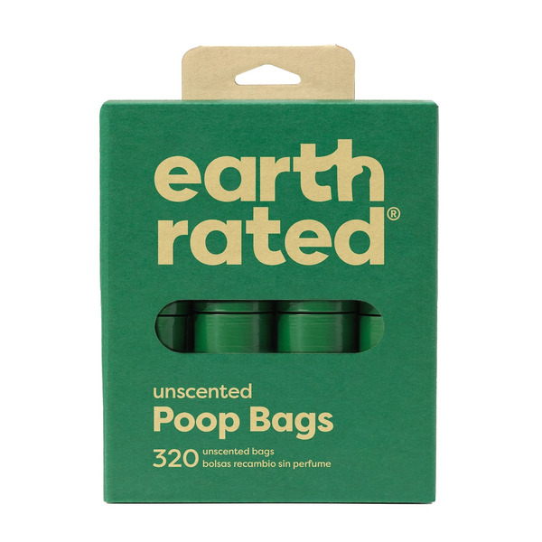 Earth Rated Unscented Poop Bag Refill Rolls for Dogs, Medium