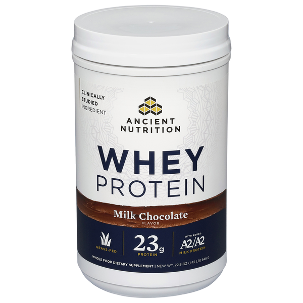 Ancient Nutrition Milk Chocolate Flavor Whey Protein
