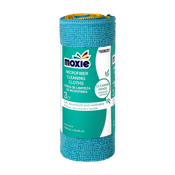 MOXIE Cleaning Cloths 3 -Pack Microfiber Cloth