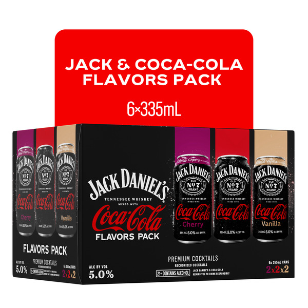 Jack Daniel's Canned Cocktails Variety Pack Same-Day Delivery